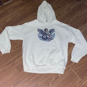 Unisex Money Angel Hoody. Size M